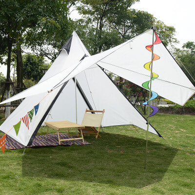Tents and sun shelters